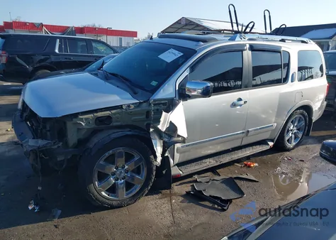 2011 Nissan Armada Platinum из США, поврежденный, VIN 5N1AA0NE1BN603983